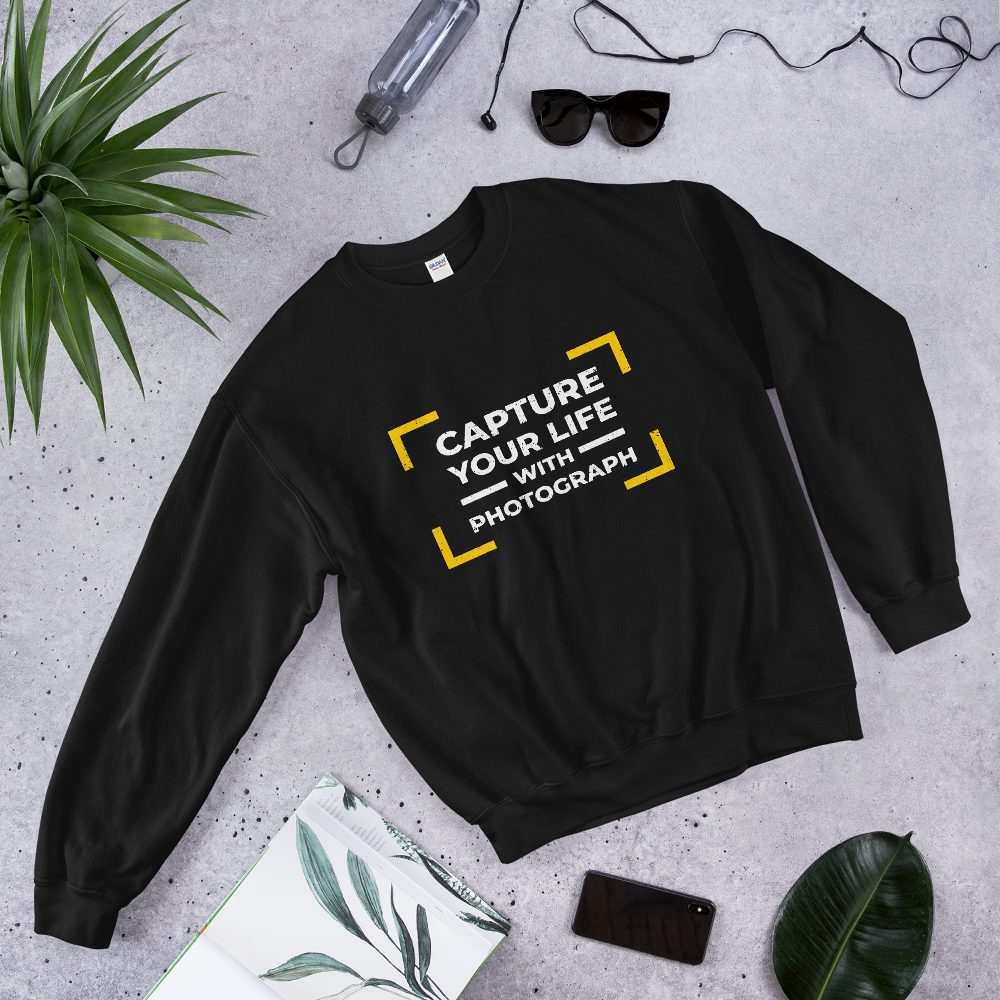 Capture Your Life With Photograph Unisex Sweatshirt