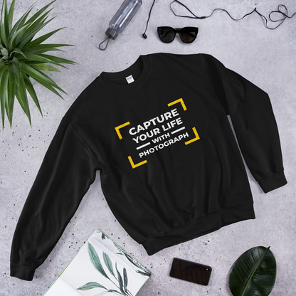 Capture Your Life With Photograph Unisex Sweatshirt