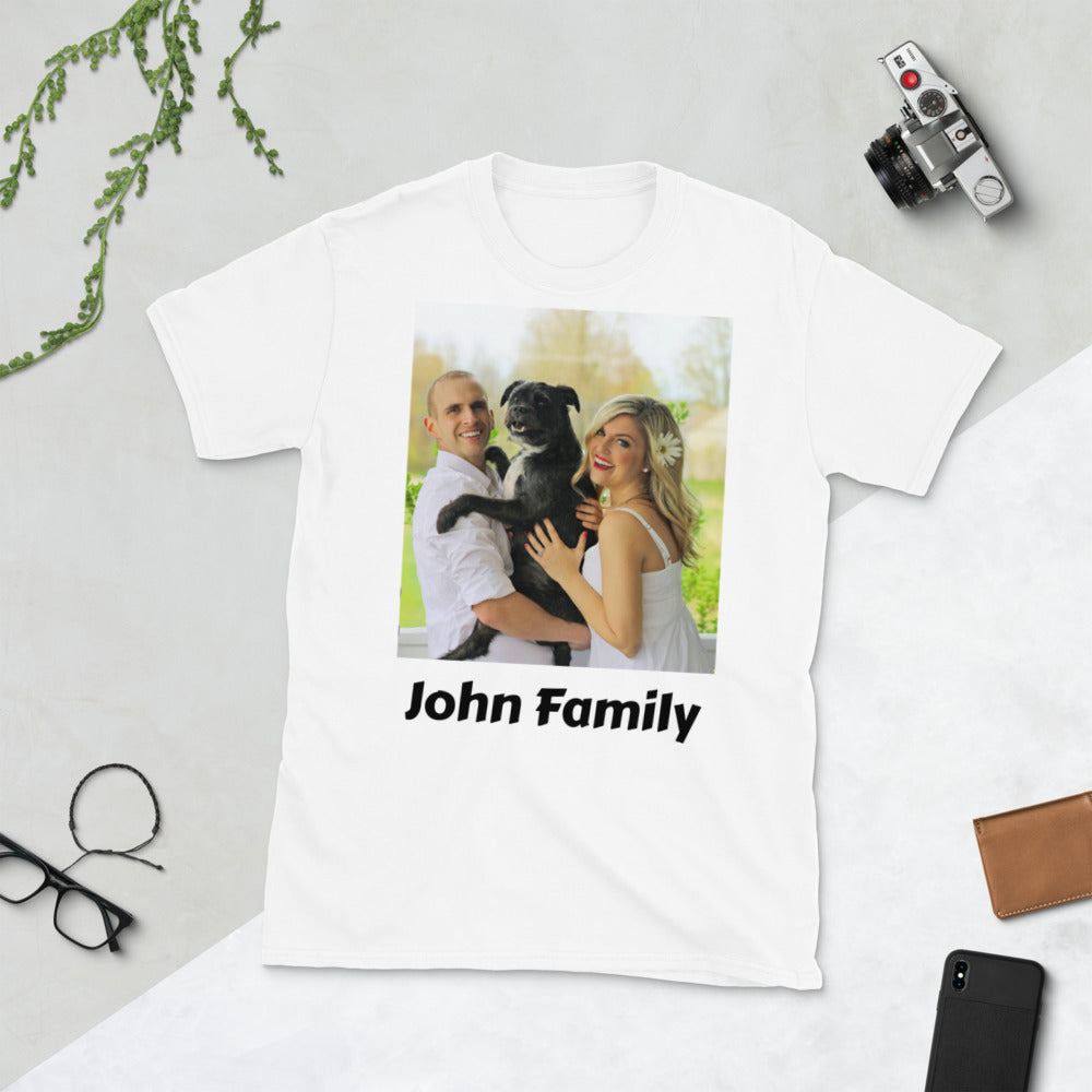Cutest Unisex T-Shirts printed with text or photo as a gift!