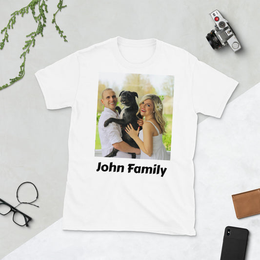 Cutest Unisex T-Shirts printed with text or photo as a gift!