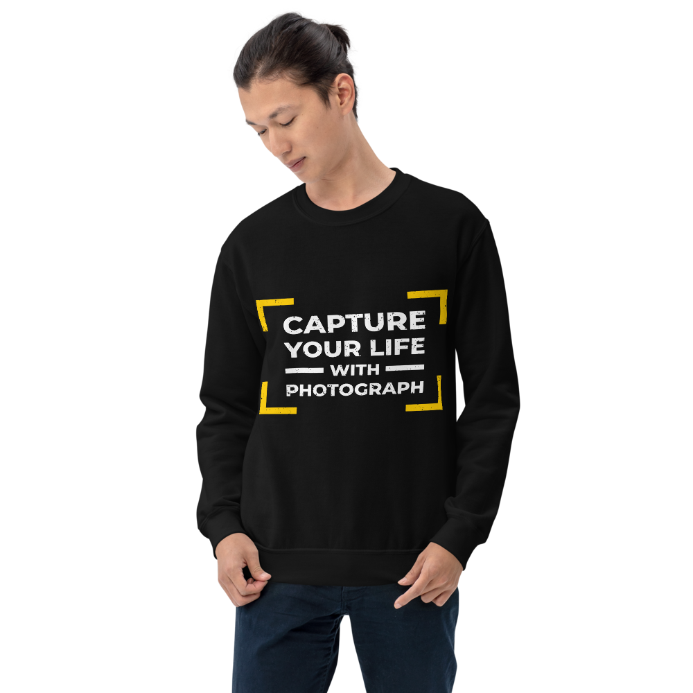 Capture Your Life With Photograph Unisex Sweatshirt