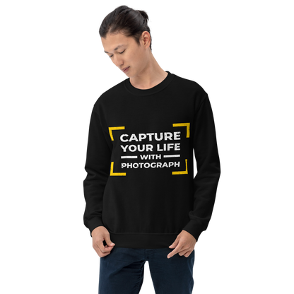 Capture Your Life With Photograph Unisex Sweatshirt