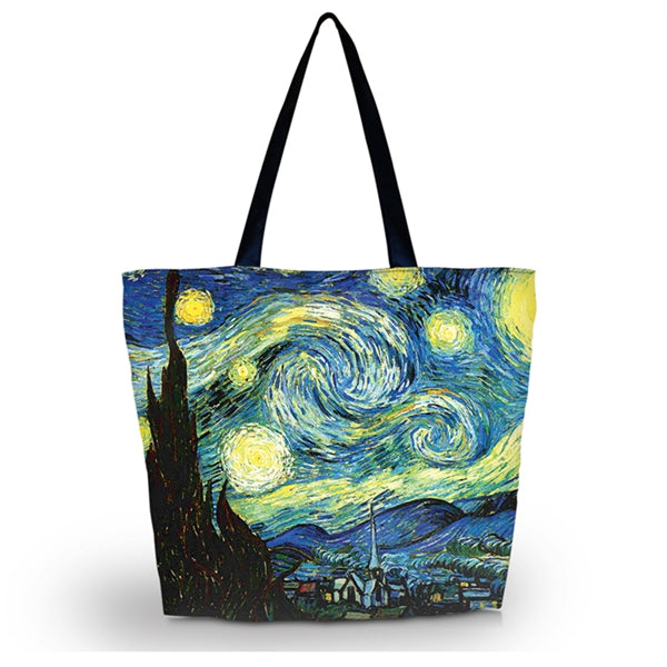Purple Butterfly Soft Foldable Tote Bag