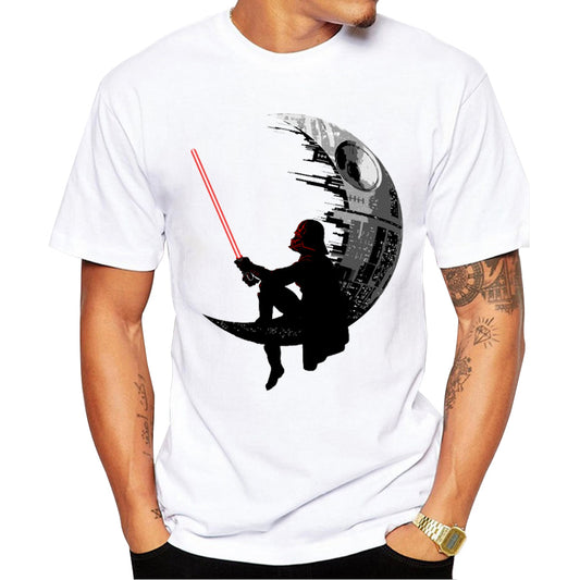 Short Sleeve Hipster Star Wars Tops The Darth King Printed t shirts
