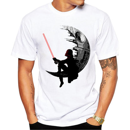 Short Sleeve Hipster Star Wars Tops The Darth King Printed t shirts