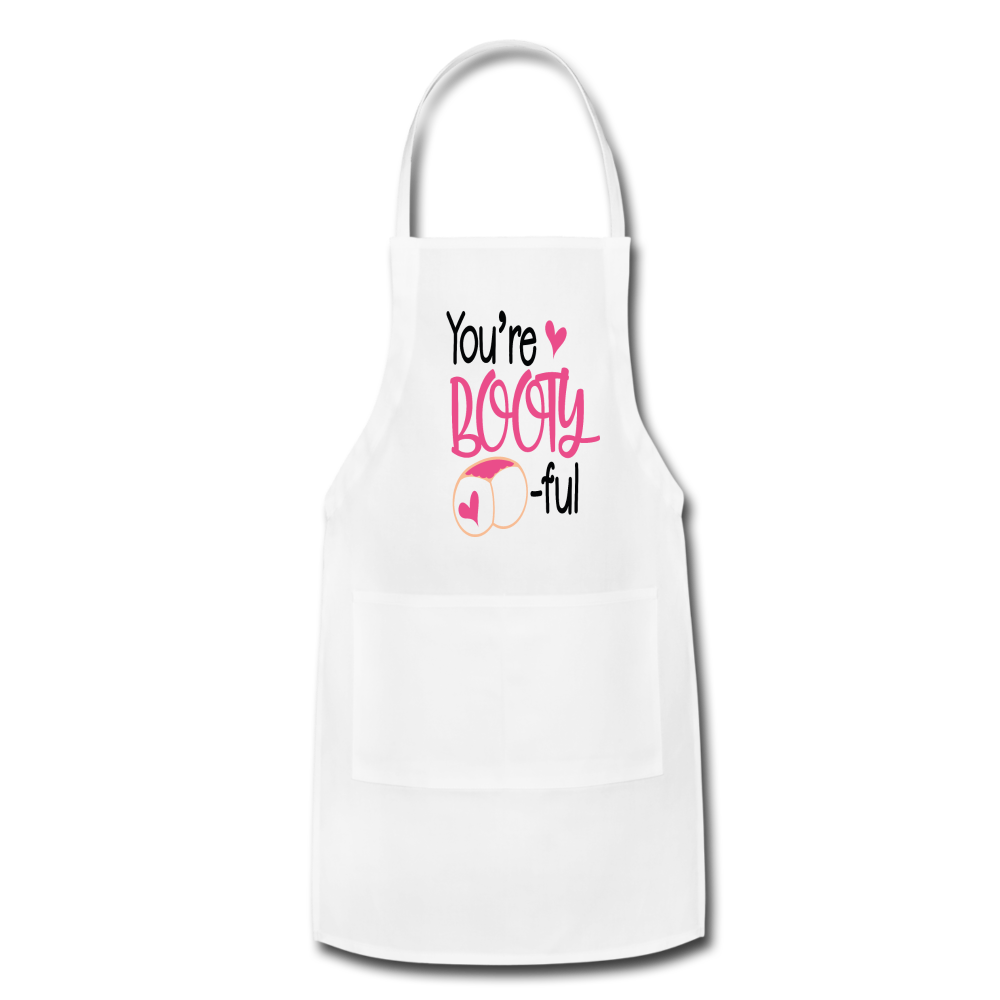 Amazing Personalised Apron Adjustable Apron Gift - white