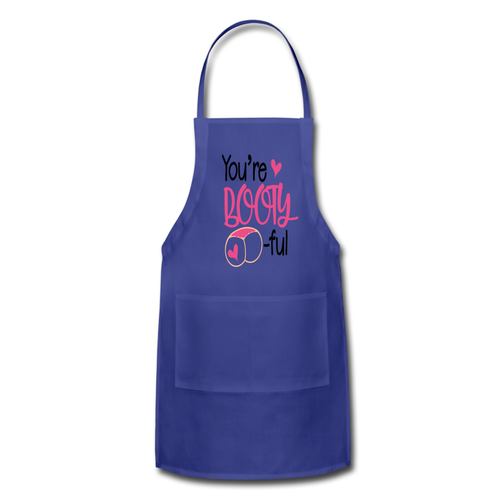 Amazing Personalised Apron Adjustable Apron Gift - royal blue