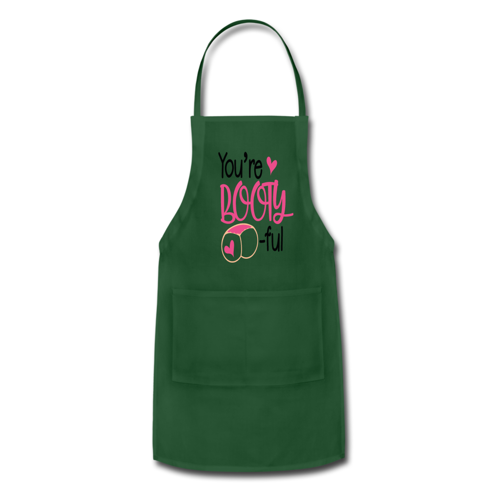 Amazing Personalised Apron Adjustable Apron Gift - forest green